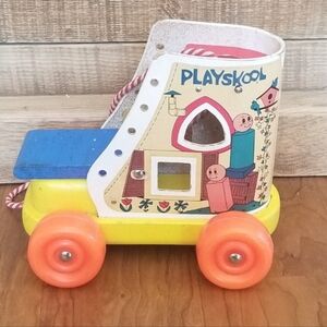 Vintage Playskool Pull Toy Shoe